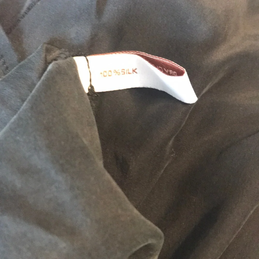 NWT Black silk top - Picture 5 of 5